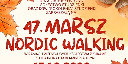 47. Marsz Nordic Walkig w Studzienkach