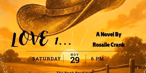Book Launch ' Love 1',  Rosalie Crank.