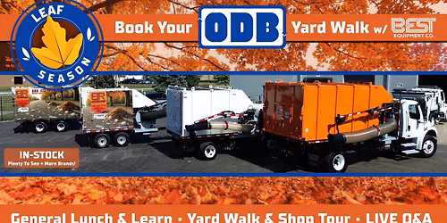 \ud83c\udf42 ODB Leaf Equipment Tour w\/BEST Indiana \ud83c\udf42