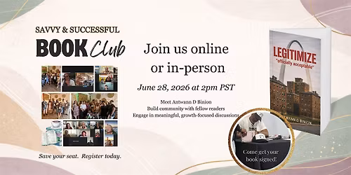 Savvy & Successful Book Club: June 2026