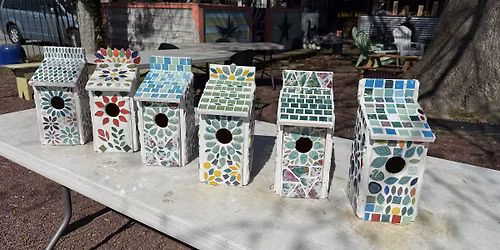 Mosaic Birdhouse Class