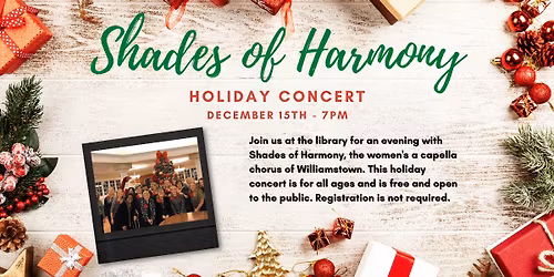 Shades of Harmony Holiday Concert