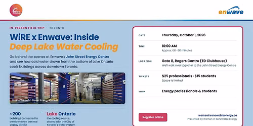 WiRE x Enwave: Inside Deep Lake Water Cooling Systems Field Trip