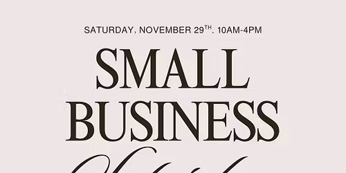 SMALL BIZ SATURDAY - BOHO LUXE