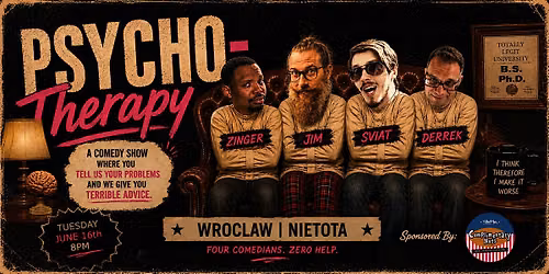 PSYCHO-Therapy: Stand up comedy meets therapy!
