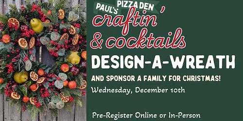 Craftin' & Cocktails: Design-A-Wreath