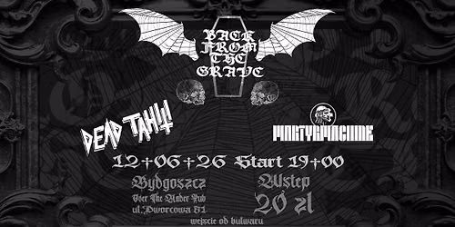 BACK FROM THE GRAVE PARTY - DEAD TAHITI + MARTYRMACHINE - 12.06.2026, OTU, Bydgoszcz