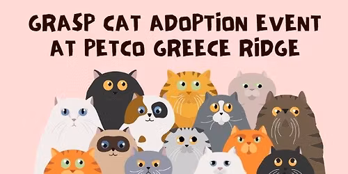 Cat Adoption Event on April 19th