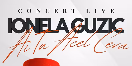 Ionela Guzic concert Sala Palatului 19 Octombrie 2026