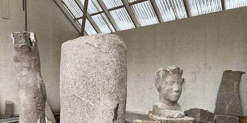 Steinhuggerverksted for barn med SA Steinskulptur