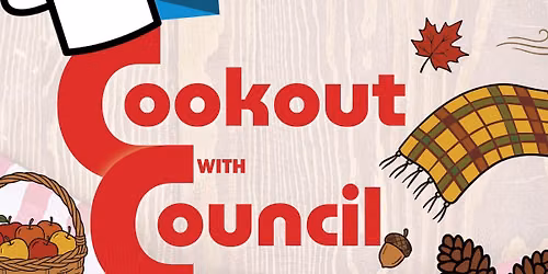 Cookout with Council at Town Hall