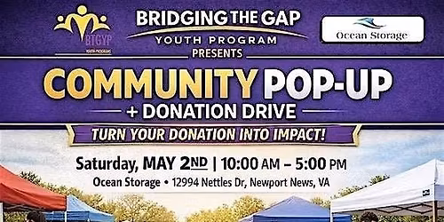 BTG Community Pop-Up + Donation Drive