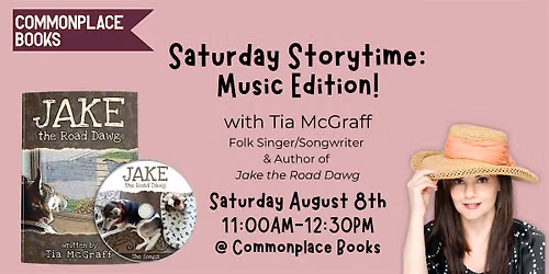 Saturday Storytime at Commonplace Books: Tia McGraff