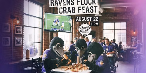 Ravens Flock Crab Feast