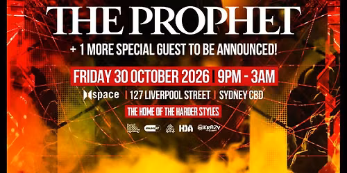 One Masif Birthday ft. The Prophet & ??? (TBA) at Space [30.10.2026]