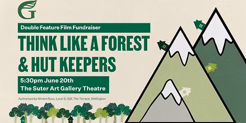 Double Feature Film Fundraiser: Think Like a Forest & Hut Keepers