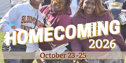 Bloomsburg Homecoming Weekend 2026