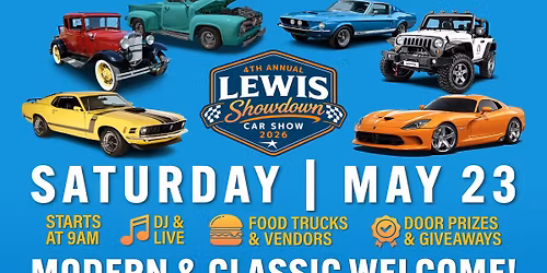 4th ANNUAL  LEWIS SHOWDOWN CAR SHOW 2026