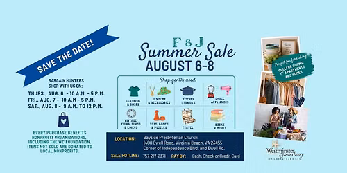 F&J Summer Sale