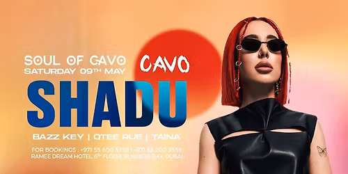 Soul of Cavo Presents Shadu Live in Dubai