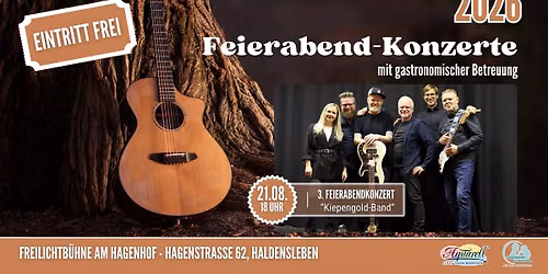 3. Feierabendkonzert mit der Kiepengold-Band