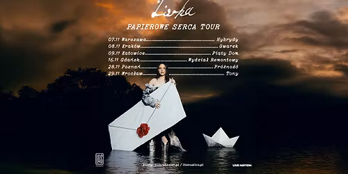 LIVKA \u2013 PAPIEROWE SERCA ON TOUR \u2013 Official Event, 16.11.2025, Wydzia\u0142 Remontowy, Gda\u0144sk