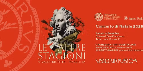 Concerto di Natale 2025 \u2013 Le Altre Stagioni: Vivaldi\u2013Richter e Piazzolla