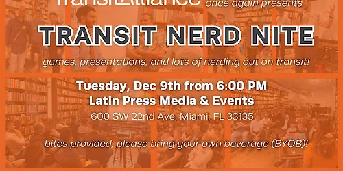 Transit Nerd Nite