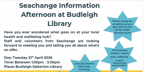 Seachange Information Afternoon