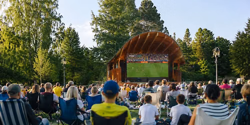 Visning av Sveriges VM-match i D\u00f6belns park