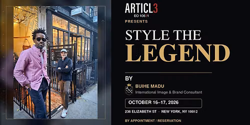 Fall Wardrobe & Styling Event with Article3 Menswear feat. Buihe Madu