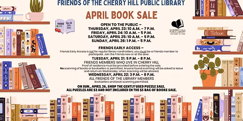 Friends of the Library Book Sale - Open to the Public