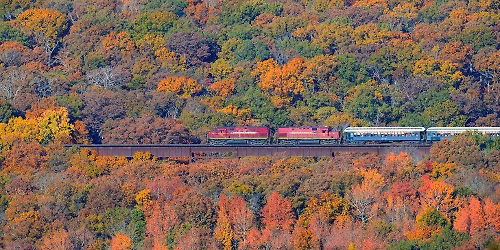 Fall Foliage Train Ride + Hike