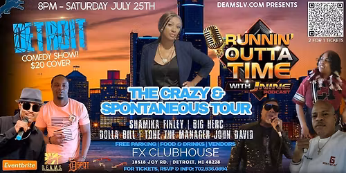The Crazy & Spontaneous Tour - Detroit