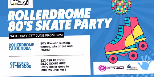 Rollerdrome 80's Skate Party for Give Me 5 \ud83d\udd90\ud83c\udffb