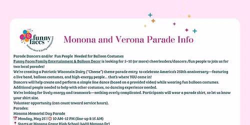 Monona Memorial Day Parade