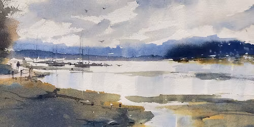 Art Gems - Coastal Harbours - Watercolours with Peggy Burkosky