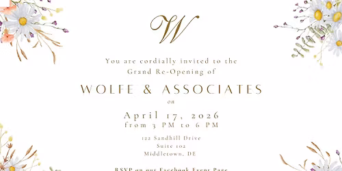 Wolfe & Associates Grand Re-Opening Party: Middletown, Location