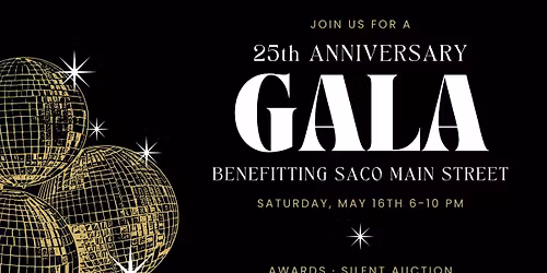 Saco Main Street's 25th Anniversary Gala!