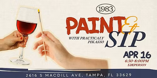 Spring Edition Paint + Sip with Practically Pikasso