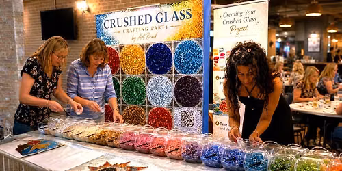 Crushed Glass Craftin Party in Grand Rapids