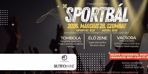 SPORTB\u00c1L 2026 - Hal\u00e1sztelek