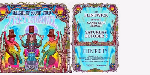 YHETI & TOADFACE: SLEIGHT OF SOUND TOUR
