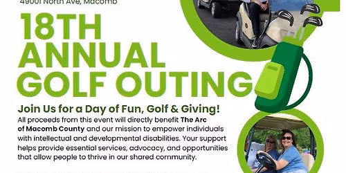 The Arc of Macomb County's 18th Annual Golf Outing