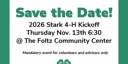 Stark 4-H Kickoff
