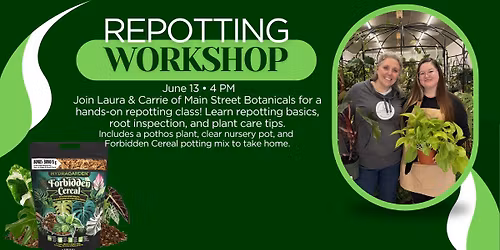 Repotting Workshop