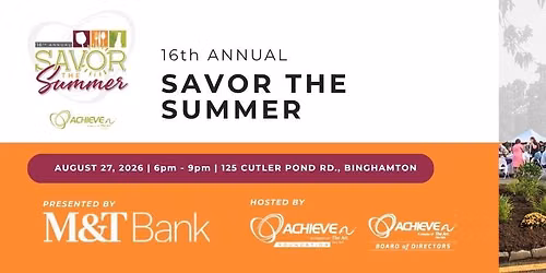 ACHIEVE's 16th Annual Savor the Summer