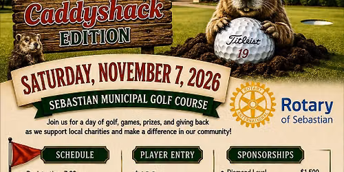 Rotary Club of Sebastian, Inc Service to Community Golf Jamboree!