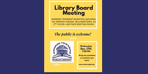 Library Board Trustees Meeting