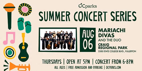 Mariachi Divas: 2026 OC Parks Summer Concert Series